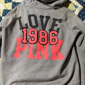 Victoria secret pink Hoodie - Gray and Pink